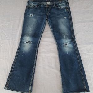 Silver jeans